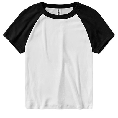 Bella Ladies Micro Rib Raglan Baby Tee